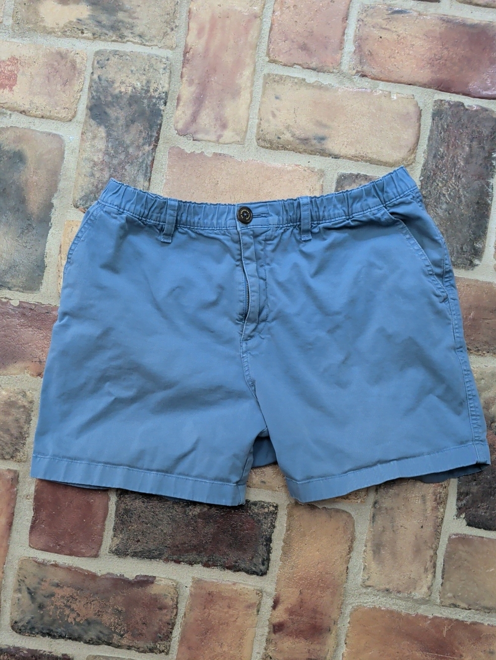 chubbies Light Blue Flat-Front Men's Shorts